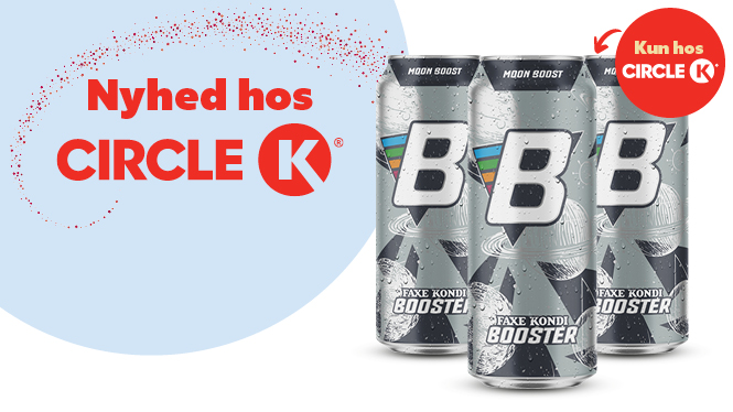 Kun hos Circle K Booster Moon Boost