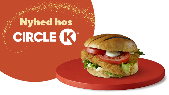 Nyhed hos Circle K - Crispy Chicken Burger
