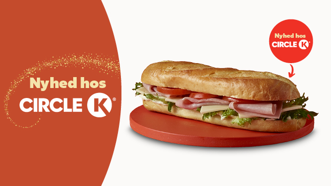 Brioche-style sandwich med landskinke, ost og friske tomater