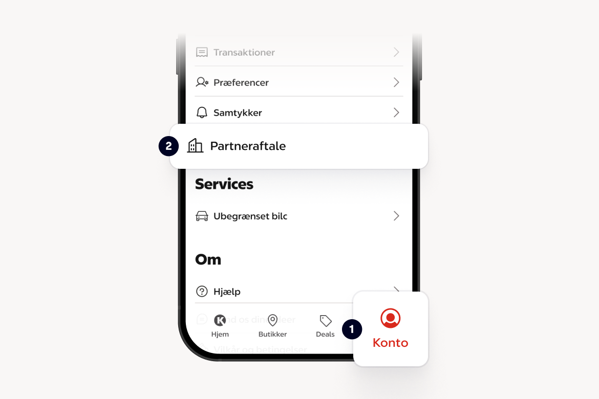 Billede af Extra-appen, partneraftale