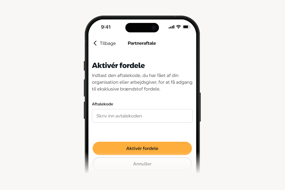 Billede af Extra-appen, aktiver fordele