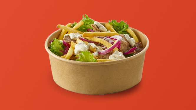 Frisktilberedt kebab bowl hos Circle K