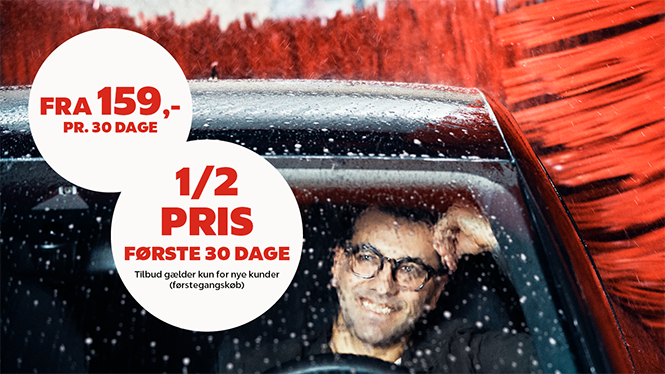 Ubegrænset bilvask hos Circle K