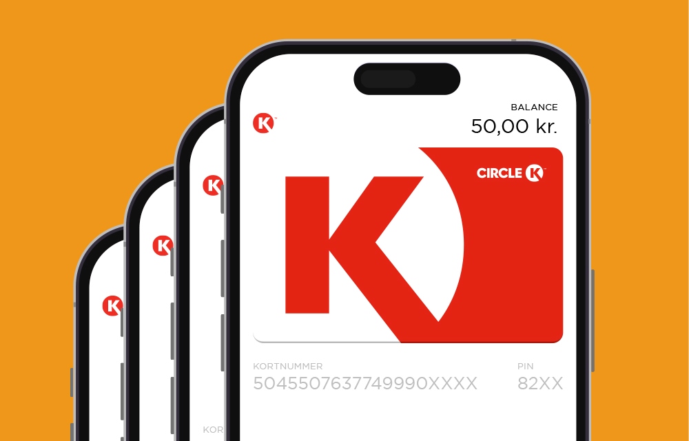 Circle K gavekort på mobilen - mere end et gavekort