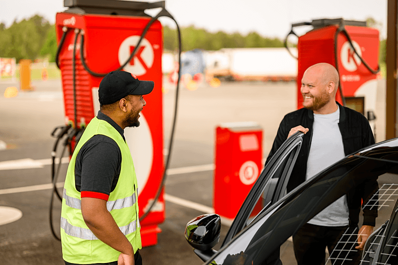 Customer and Team member