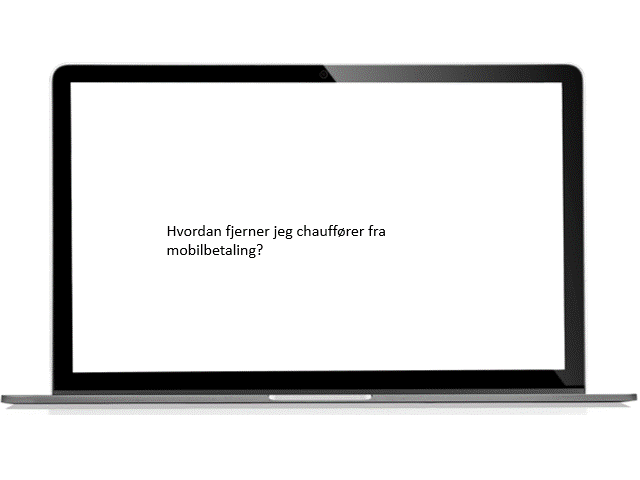 Hvordan fjerner jeg chauffører fra mobilbetaling