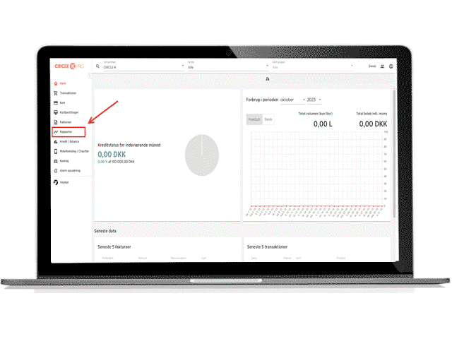 Hvordan laver jeg en rapport i selvbetjening med specifikke informationer
