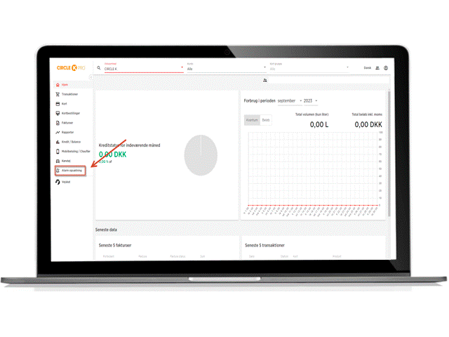 Hvordan opsætter man alarmer i selvbetjening