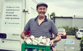 Medarbejder fra Fødevarebanken
