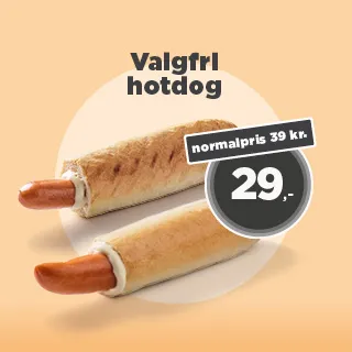 hotdog tilbud