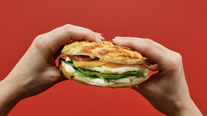 Breakfast bagel