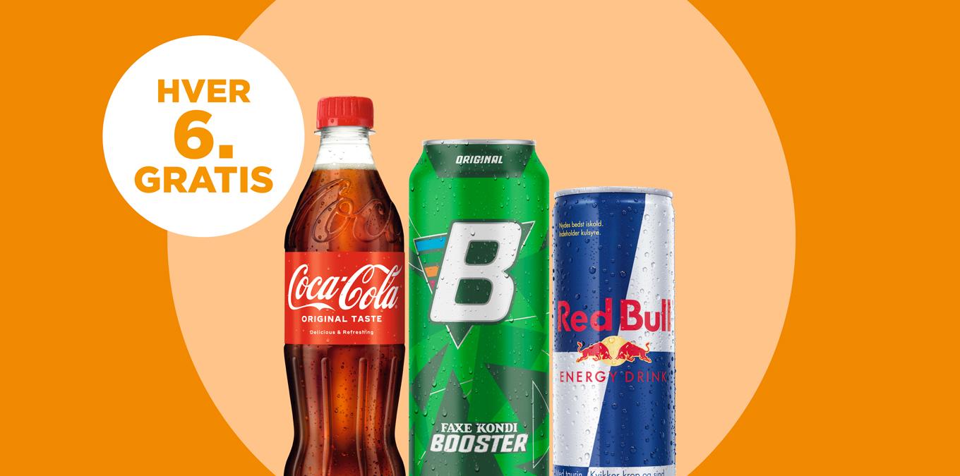 circle k extra fordele - kolde drikke - få hver 6. gratis